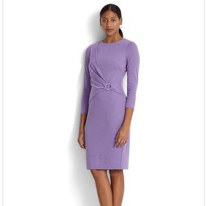 NWT: Lauren Ralph Lauren Jersey 3/4 Sleeve Dress Size 6